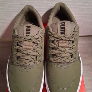 PUMA Men's Khaki Green Sneakers